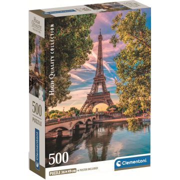 Puzzle Clementoni din 500 piese - De-a lungul Senei