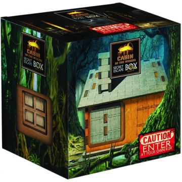 Puzzle din lemn 3D de logică Eureka - Căsuța în pădure