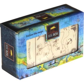 Puzzle din lemn 3D de logică Eureka - Comoară din Caraibe