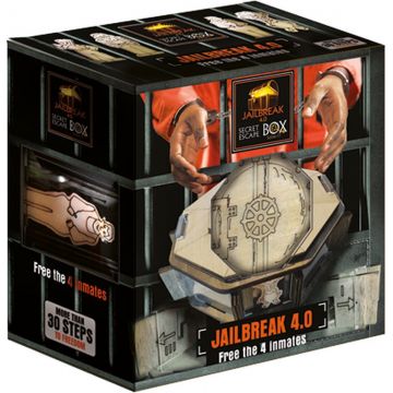 Puzzle din lemn 3D de logică Eureka - Evadare din puşcărie 4.0