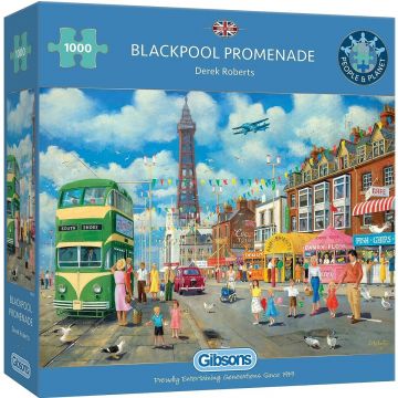 Puzzle Gibsons din 1000 de piese - Blackpool Promenade