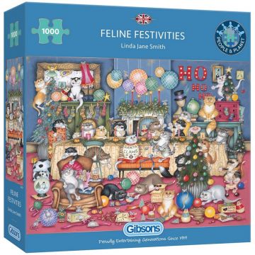 Puzzle Gibsons din 1000 de piese - Cat Holidays