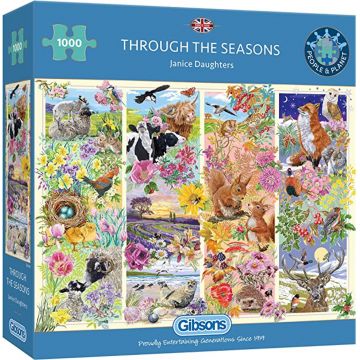 Puzzle Gibsons din 1000 de piese - Prin anotimpuri