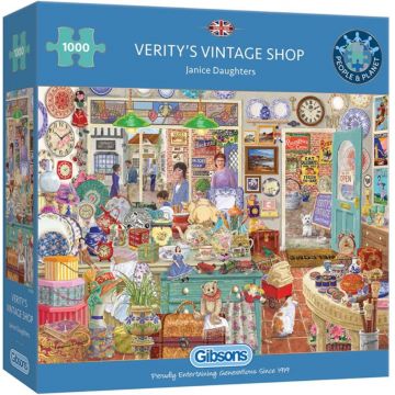 Puzzle Gibsons din 1000 de piese - Vintage Verity's Shop