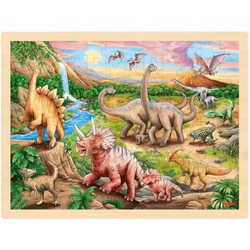 Puzzle Goki - Dinozauri, 96 piese