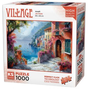 Puzzle  KS Games din  1000 piese- Amalfi