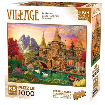 Puzzle  KS Games din  1000 piese- Țara castelelor