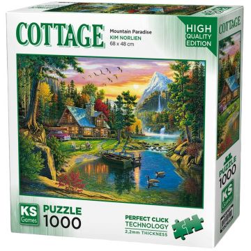 Puzzle KS Games din 1000 piese - Paradis montan