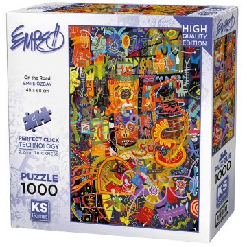 Puzzle KS Games din 1000 piese - Pe drum