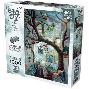 Puzzle KS Games din 1000 piese - Tată