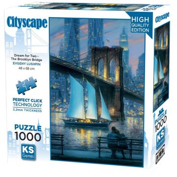 Puzzle  KS Games din  1000 piese- Un vis pentru doi