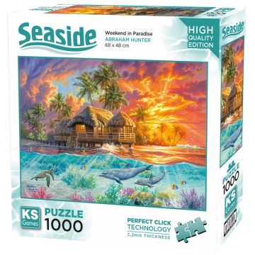 Puzzle  KS Games din  1000 piese- Weekend în paradis