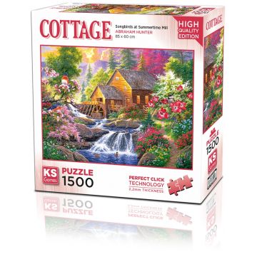 Puzzle  KS Games din  1500 piese- Moară în timpul verii