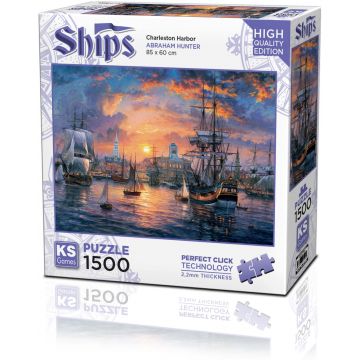 Puzzle  KS Games din  1500 piese- Portul Charleston