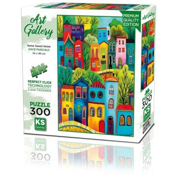 Puzzle  KS Games din  300 piese- Căsuțe în copaci