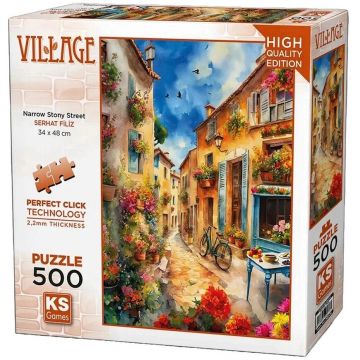 Puzzle  KS Games din  500 piese- Alee pietruită