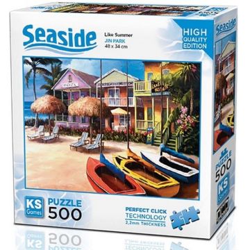 Puzzle KS Games din 500 piese - Bine ați venit la plajă