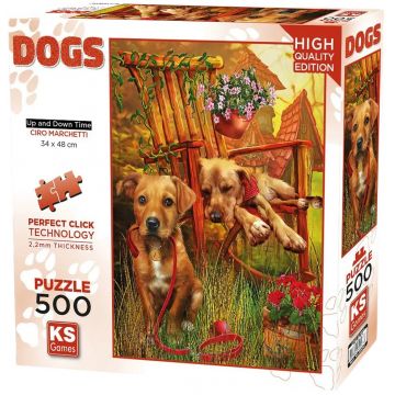 Puzzle KS Games din 500 piese - Timp de odihnă și timp de plimbare