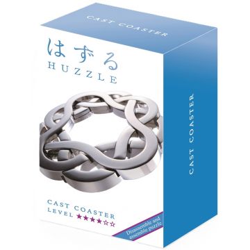 Puzzle logic metalic  Hanayama - Cast Puzzle Coaster Huzzle