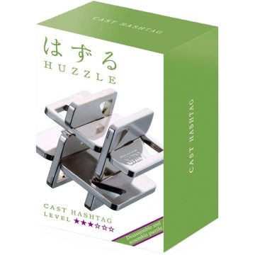 Puzzle logic metalic  Hanayama - Cast Puzzle Hashtag Huzzle