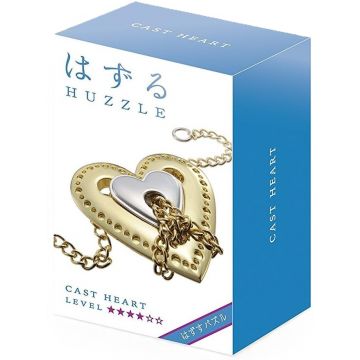 Puzzle logic metalic  Hanayama - Cast Puzzle Heart Huzzle
