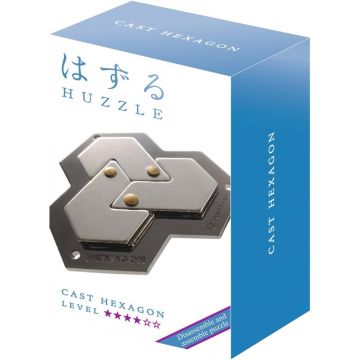 Puzzle logic metalic  Hanayama - Cast Puzzle Hexagon Huzzle