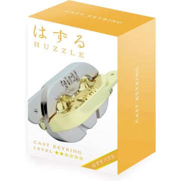 Puzzle logic metalic  Hanayama - Cast Puzzle Keyring Huzzle