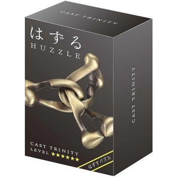 Puzzle logic metalic  Hanayama - Cast Puzzle Trinity Huzzle