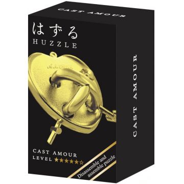 Puzzle logic metalic  Hanayama - Mini Huzzle Cast Amour, gold