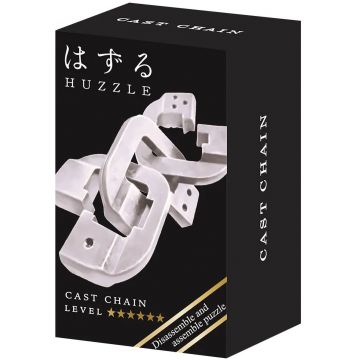 Puzzle logic metalic  Hanayama - Mini Huzzle Cast Chain, silver