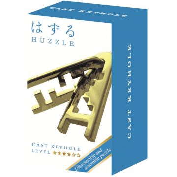 Puzzle logic metalic  Hanayama - Mini Huzzle Cast Keyhole, gold
