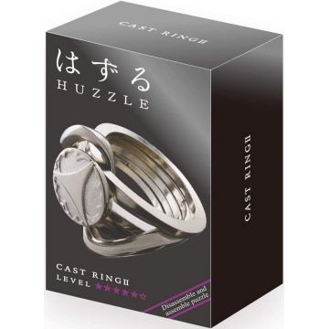 Puzzle metalic logic Hanayama - Cast Puzzle Ring II Huzzle