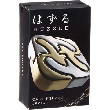 Puzzle metalic logic Hanayama - Cast Puzzle Square Huzzle