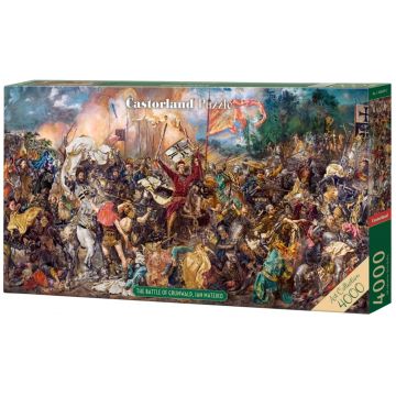 Puzzle panoramic Castorland din 4000 piese - Bătălia de la Grunwald, Jan Matejko