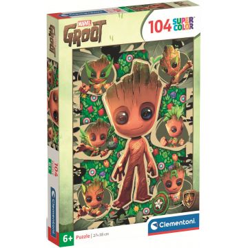 Puzzle pentru copii Clementoni din 104 piese - Eu sunt Groot