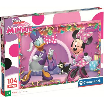 Puzzle pentru copii Clementoni din 104 piese - Minnie și Daisy