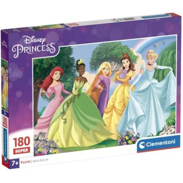 Puzzle pentru copii Clementoni din 180 piese - Prințese Disney