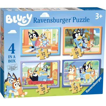 Puzzle pentru copii  Ravensburger 4 in 1 - Bluey