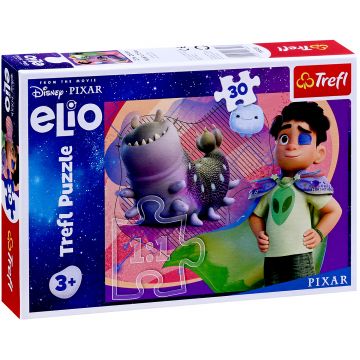 Puzzle pentru copii Trefl din 30 piese- Faceți cunoștință cu Elio
