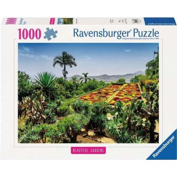 Puzzle Ravensburger  din 1000 de piese  - Grădina Botanică din Madeira