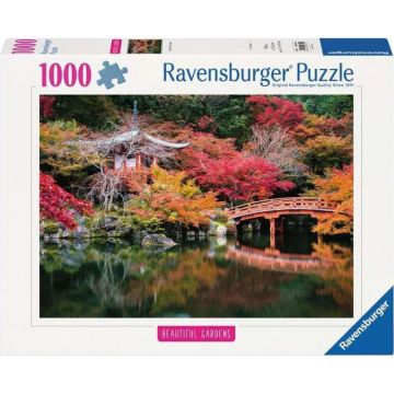 Puzzle Ravensburger  din 1000 de piese  - Grădinile Japoneze Daigo-ji din Kyoto