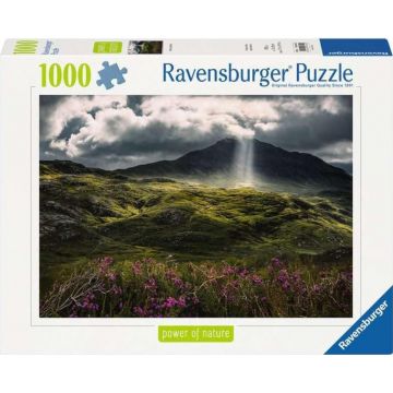 Puzzle Ravensburger din 1000 de piese  - Munții misterioși