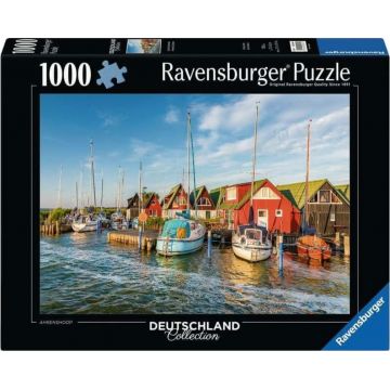 Puzzle Ravensburger  din 1000 de piese  - Portul romantic din Arenshoek