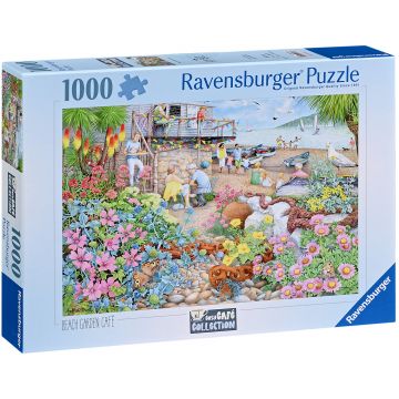 Puzzle Ravensburger din 1000 piese - Cafenea pe plajă