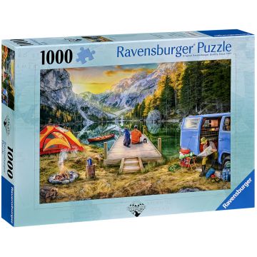 Puzzle Ravensburger din 1000 piese - Camping liniștit