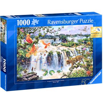 Puzzle Ravensburger din  1000 piese - Fantastica cascada Iguazu