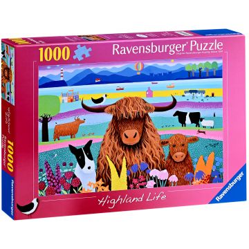 Puzzle Ravensburger din 1000 piese - Viața de munte înalt