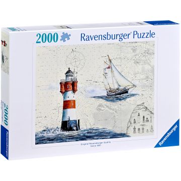 Puzzle Ravensburger din 2000 piese - Far romantic