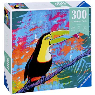 Puzzle Ravensburger din  300 piese - Un tucan magic