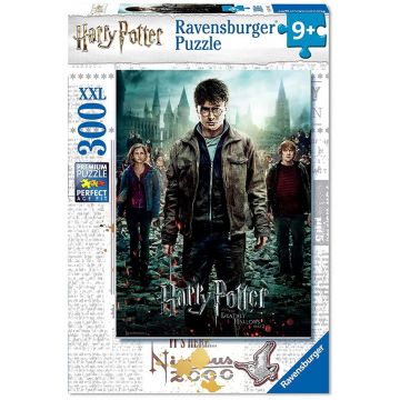 Puzzle Ravensburger din 300 XXL piese - Harry Potter și Talismanele Morții: Partea 2